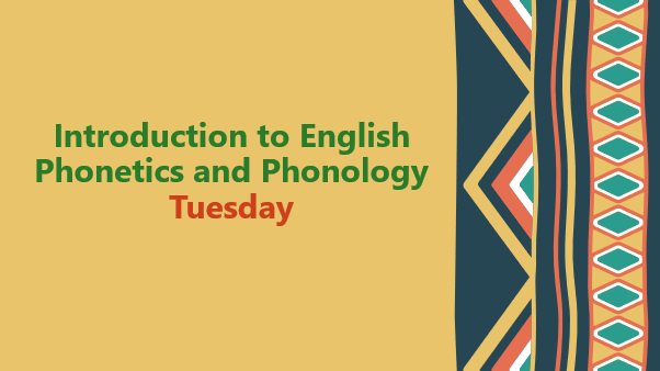 Introduction to English Phonetics and Phonology H (PBI II/2023/2024)