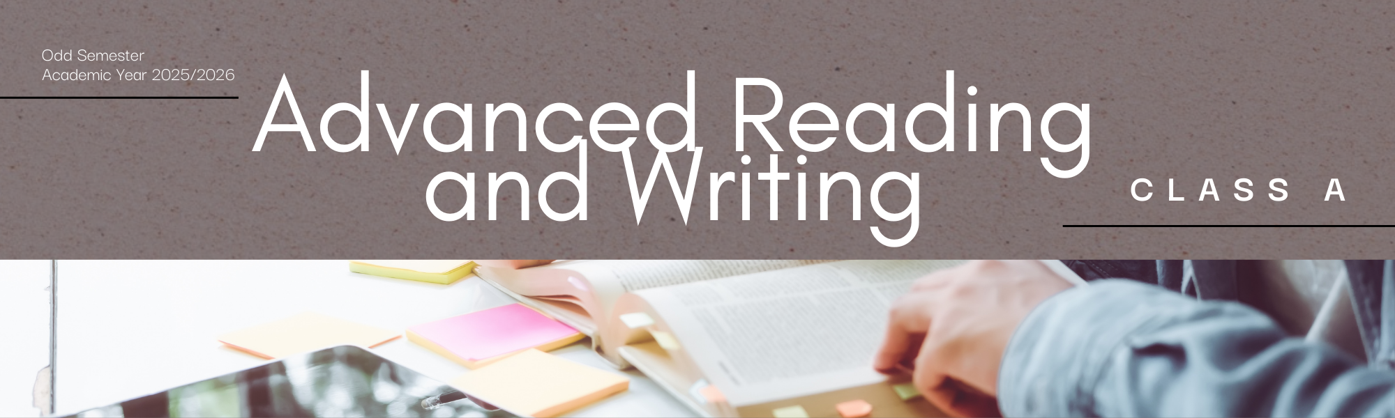 Advanced Reading and Writing A (PBI I/2025/2026)