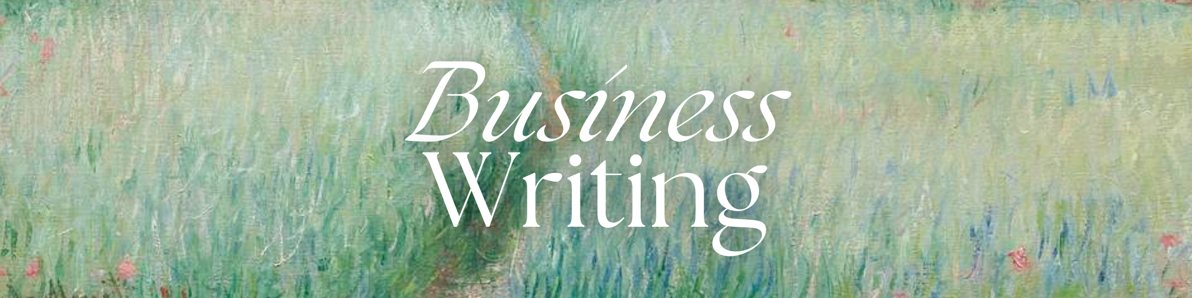 Business Writing B (SING I/2025/2026)