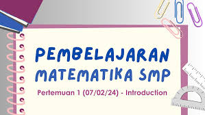 Pembelajaran Matematika SMP B (PMAT I/2025/2026)