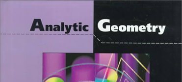 Geometri Analitik Bidang A (PMAT I/2020/2021) -NEW